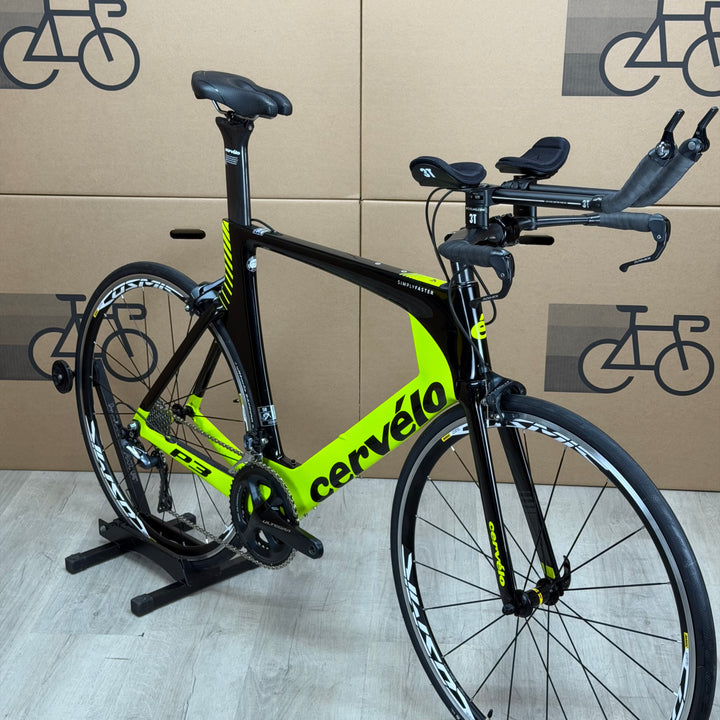 Used Cervélo P3, Shimano Ultegra, Carbon Triathlon Time Trial Bike-2018, 58cm