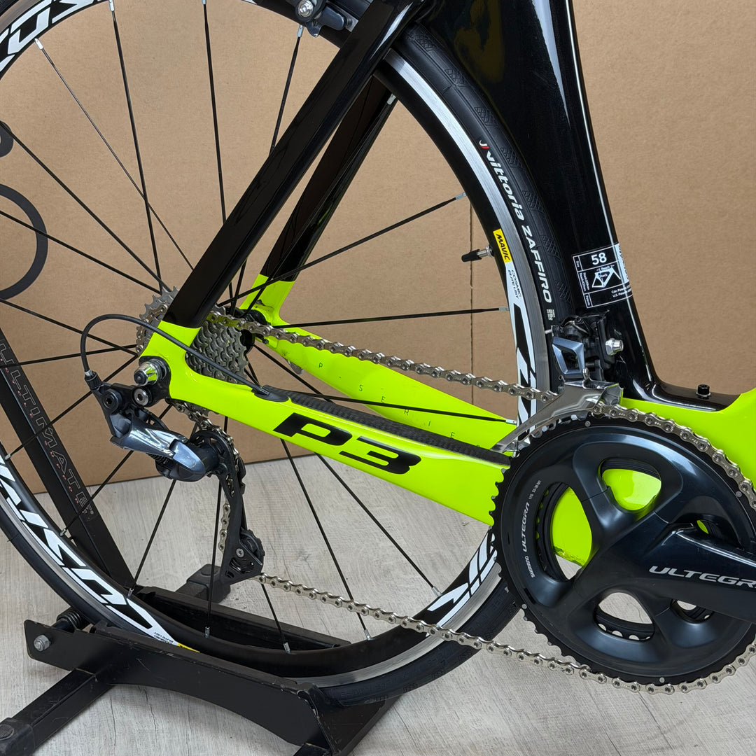 Used Cervélo P3, Shimano Ultegra, Carbon Triathlon Time Trial Bike-2018, 58cm