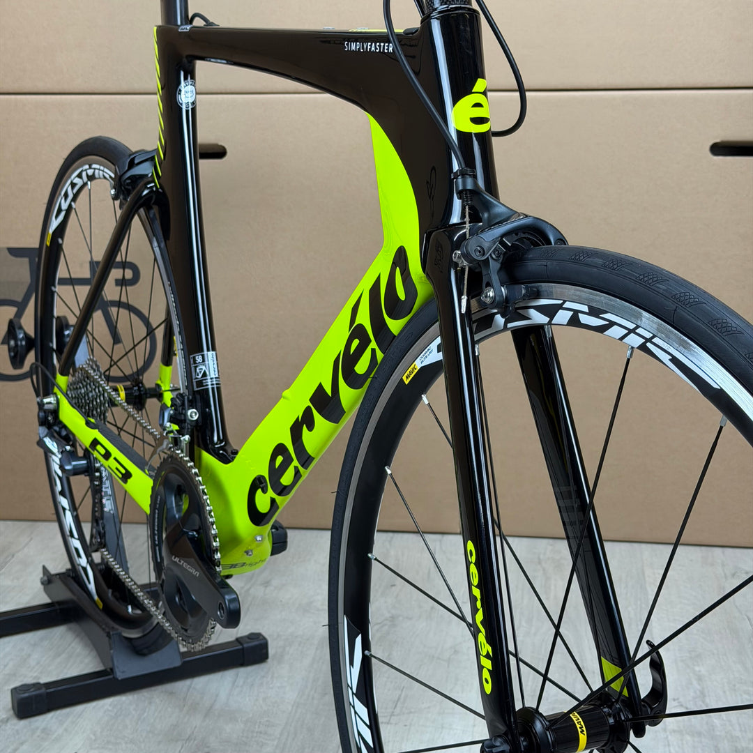 Used Cervélo P3, Shimano Ultegra, Carbon Triathlon Time Trial Bike-2018, 58cm