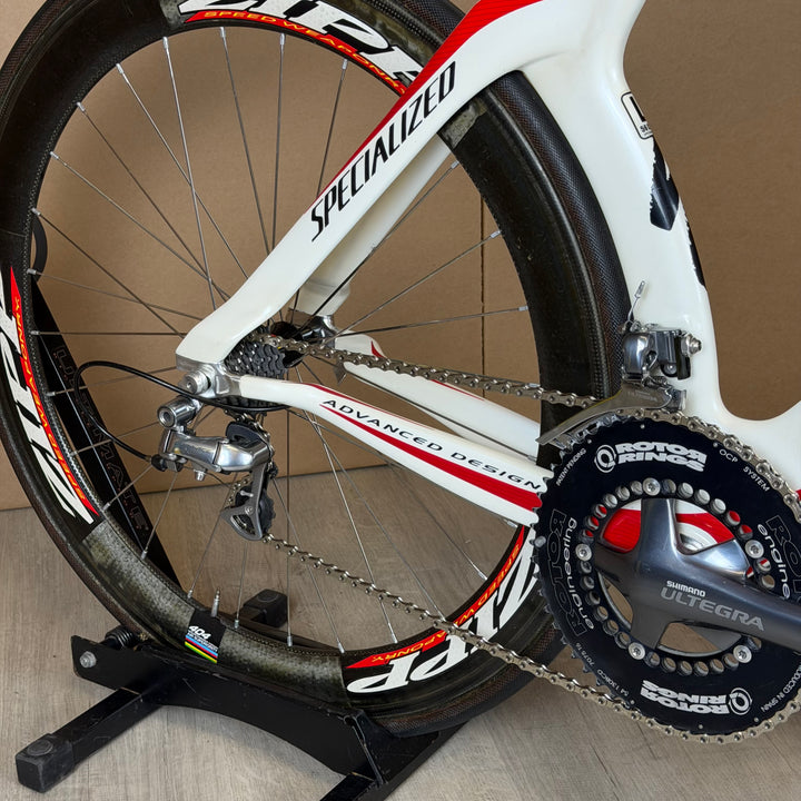 Used Specialized Transition Expert, Carbon Triathlon Bike, Zipp 404, Large 56cm