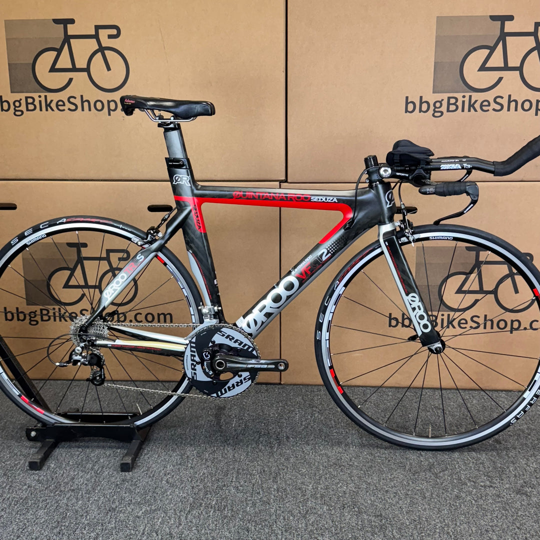 Used Quintana Roo Seduza, Carbon Fiber Triathlon Bike-2008, 54cm