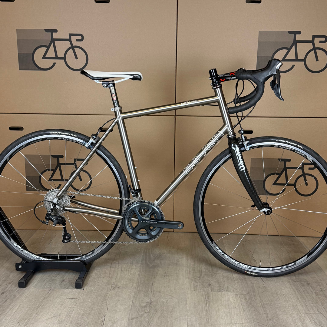 Used Seven Cycles Axiom SL Custom Titanium Road Bike Shimano Ultegra 11-Speed, 54cm