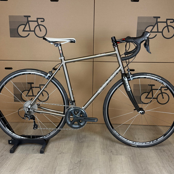 Used Seven Cycles Axiom SL Custom Titanium Road Bike Shimano Ultegra 11-Speed, 54cm