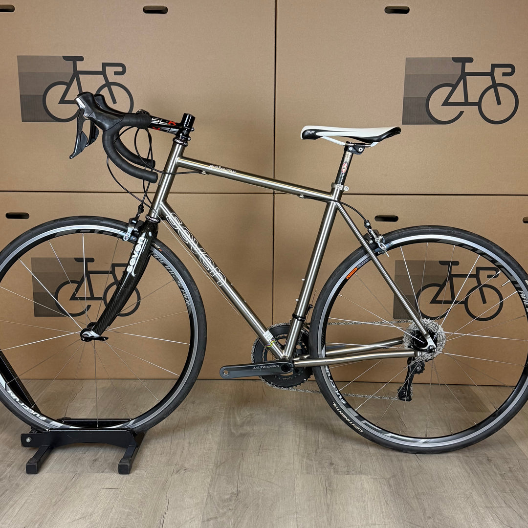 Used Seven Cycles Axiom SL Custom Titanium Road Bike Shimano Ultegra 11-Speed, 54cm