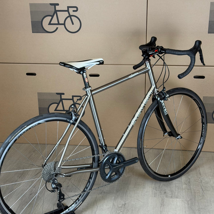Used Seven Cycles Axiom SL Custom Titanium Road Bike Shimano Ultegra 11-Speed, 54cm