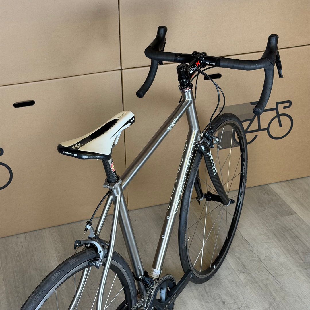 Used Seven Cycles Axiom SL Custom Titanium Road Bike Shimano Ultegra 11-Speed, 54cm