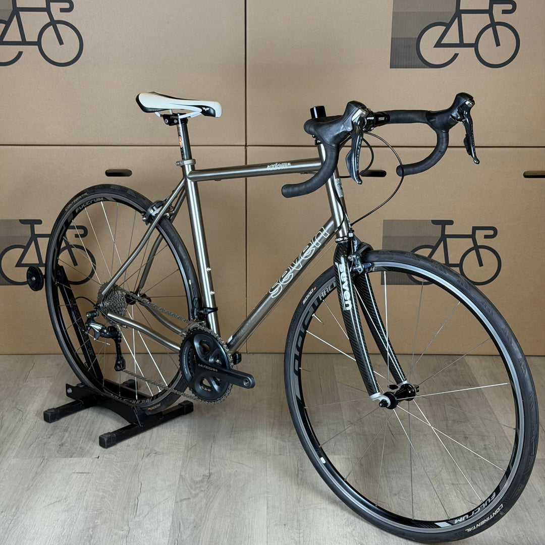 Used Seven Cycles Axiom SL Custom Titanium Road Bike Shimano Ultegra 11-Speed, 54cm