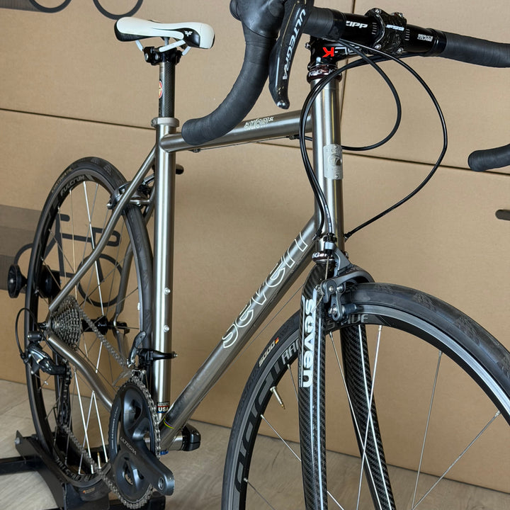 Used Seven Cycles Axiom SL Custom Titanium Road Bike Shimano Ultegra 11-Speed, 54cm