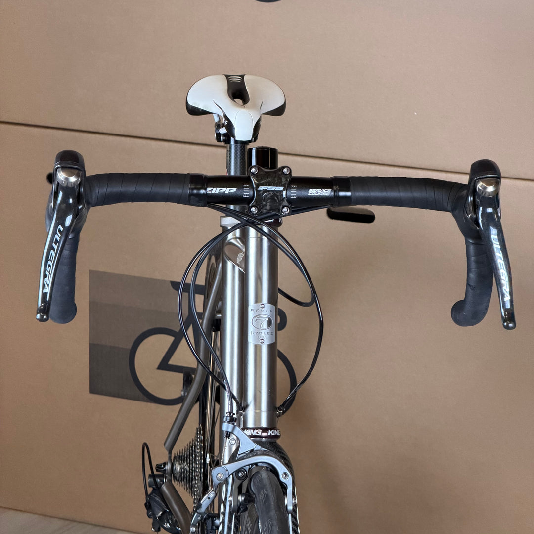 Used Seven Cycles Axiom SL Custom Titanium Road Bike Shimano Ultegra 11-Speed, 54cm