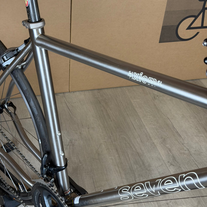 Used Seven Cycles Axiom SL Custom Titanium Road Bike Shimano Ultegra 11-Speed, 54cm