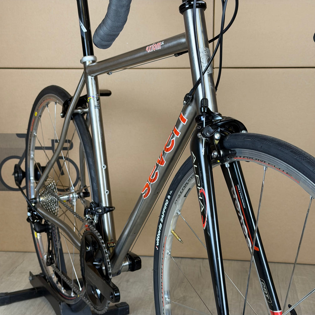 Used Seven Cycles Axiom SL, Titanium Road Bike, New Shimano 105 11-Speed - 52cm