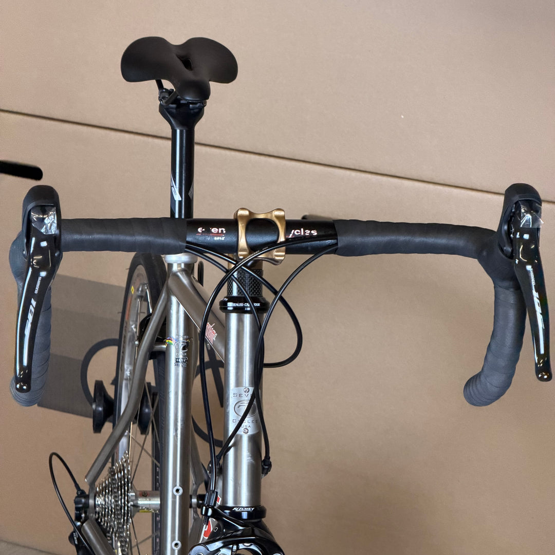 Used Seven Cycles Axiom SL, Titanium Road Bike, New Shimano 105 11-Speed - 52cm