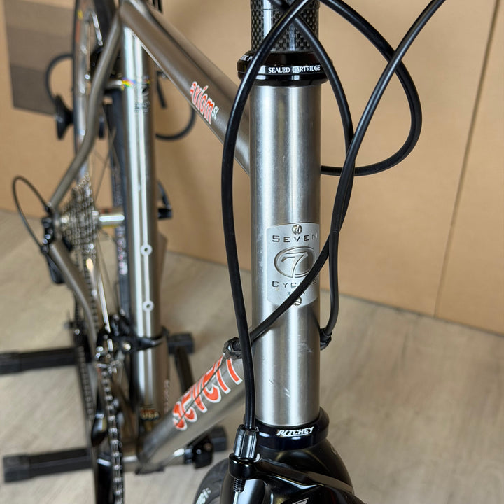Used Seven Cycles Axiom SL, Titanium Road Bike, New Shimano 105 11-Speed - 52cm