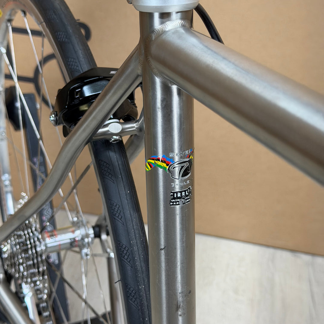 Used Seven Cycles Axiom SL, Titanium Road Bike, New Shimano 105 11-Speed - 52cm