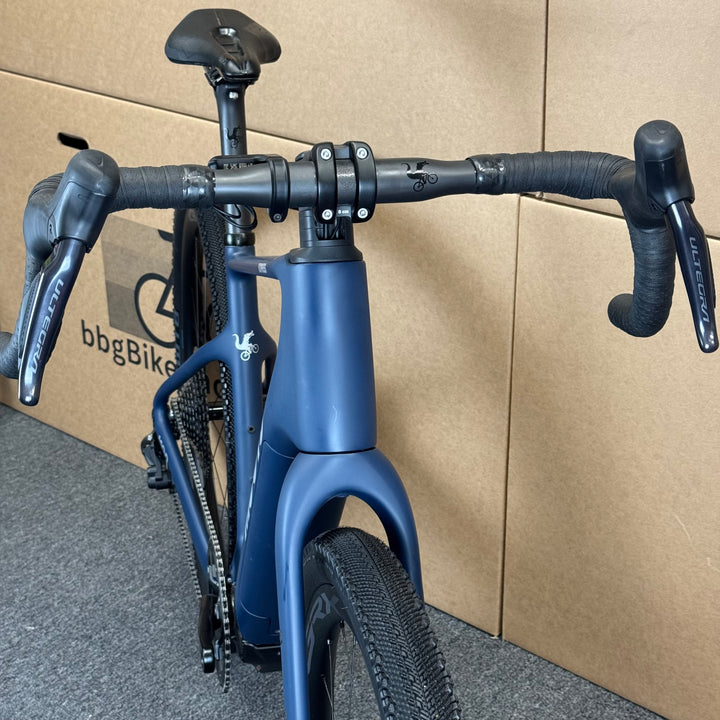 Demo, Moots Express, Carbon Gravel E-Bike, 28mph, Deore XT Di2, 2024, Medium