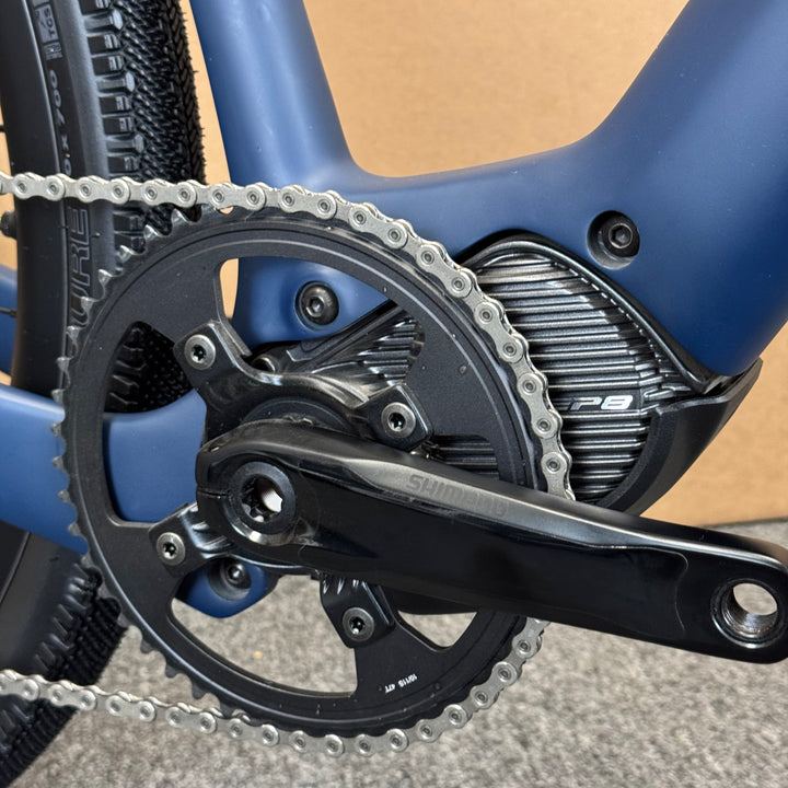 Demo, Moots Express, Carbon Gravel E-Bike, 28mph, Deore XT Di2, 2024, Medium