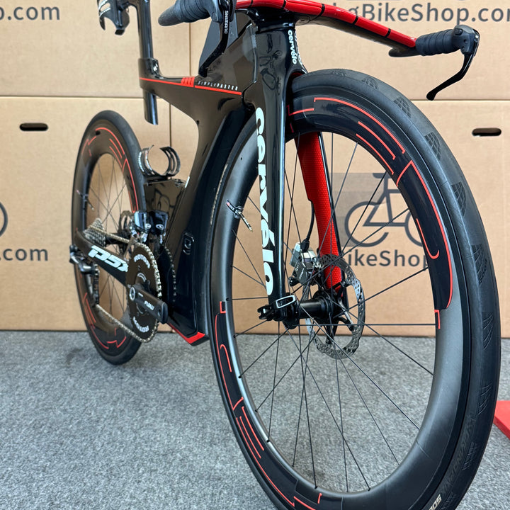 Used Cervelo P5X, Ultegra Di2, Carbon Fiber Triathon Bike-2018, Medium 54cm