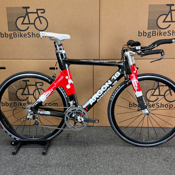 Used Argon 18 E-114, Carbon Fiber Triathon Bike-2012, M 54-56cm