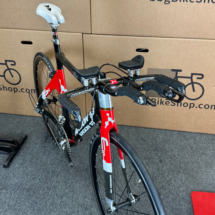 Used Argon 18 E-114, Carbon Fiber Triathon Bike-2012, M 54-56cm