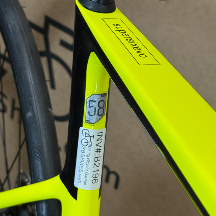 Used Cannondale Supersix Evo Hi-MOD Disc, Ultegra Di2, Carbon Road Bike-2021, 58cm