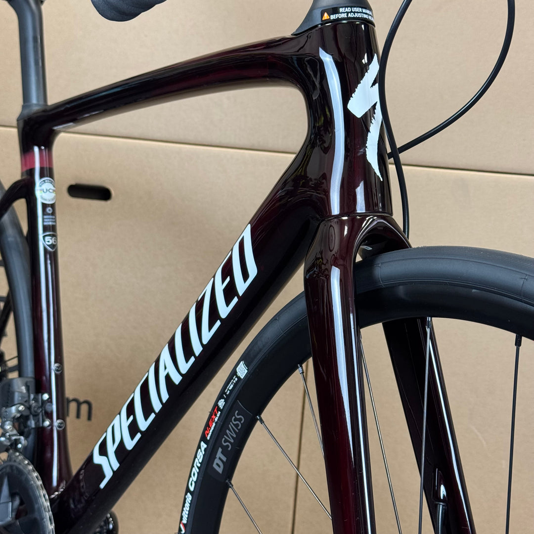 Used Specialized Roubaix Comp Disc, Sram Rival AXS, Carbon Road Bike-2023, 56cm