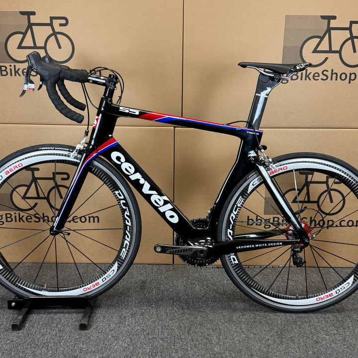 Used Cervelo S5 Team, Sram Red, Carbon Fiber Road Bike-2012, 58cm
