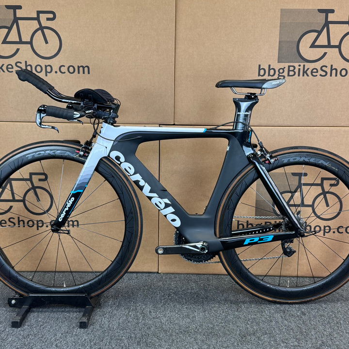 Used Cervelo P3, Sram Red eTap, Carbon Fiber Tiathlon Bike-2017, 48cm