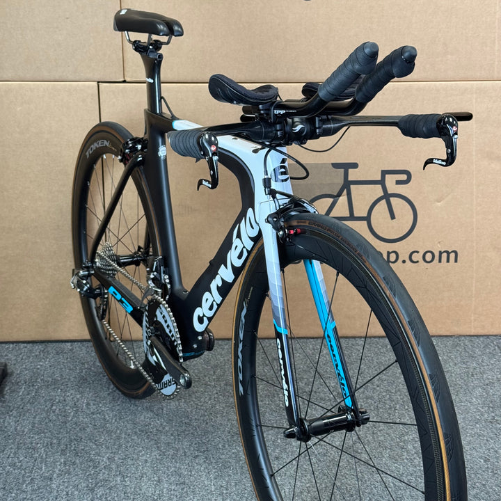 Used Cervelo P3, Sram Red eTap, Carbon Fiber Tiathlon Bike-2017, 48cm