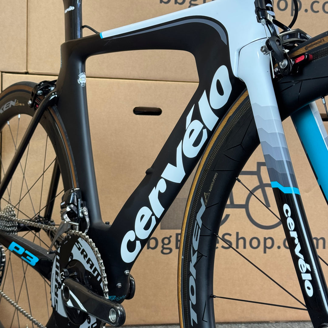 Used Cervelo P3, Sram Red eTap, Carbon Fiber Tiathlon Bike-2017, 48cm