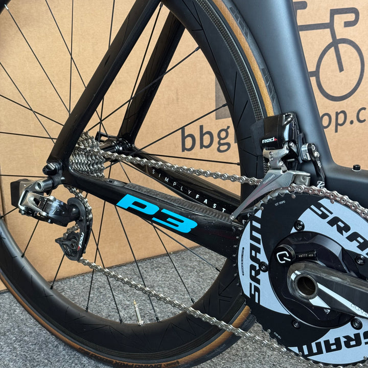 Used Cervelo P3, Sram Red eTap, Carbon Fiber Tiathlon Bike-2017, 48cm