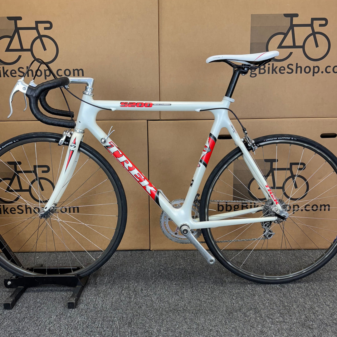 Used Trek 5200, OCLV Carbon Fiber Vintage Road Bike-1997, 58cm