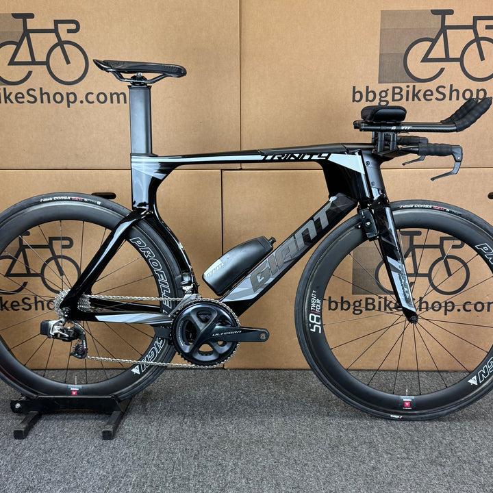 Used Giant Trinity Advanced Pro 1, Sram Red Etap, Carbon Triathlon Bike-2019, M