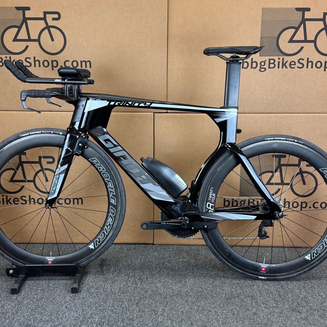Used Giant Trinity Advanced Pro 1, Sram Red Etap, Carbon Triathlon Bike-2019, M
