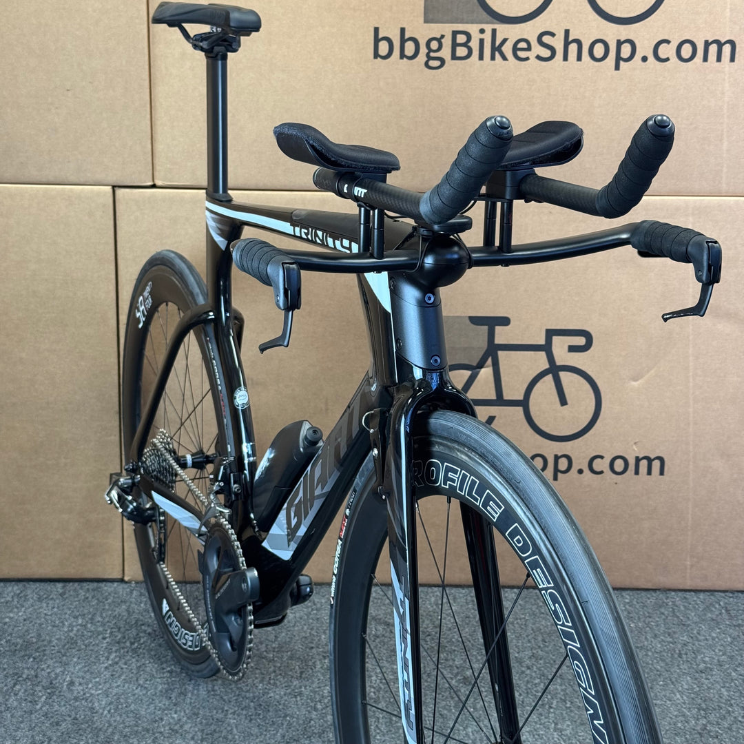 Used Giant Trinity Advanced Pro 1, Sram Red Etap, Carbon Triathlon Bike-2019, M