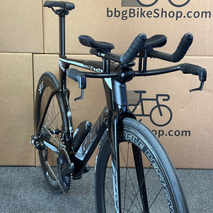 Used Giant Trinity Advanced Pro 1, Sram Red Etap, Carbon Triathlon Bike-2019, M