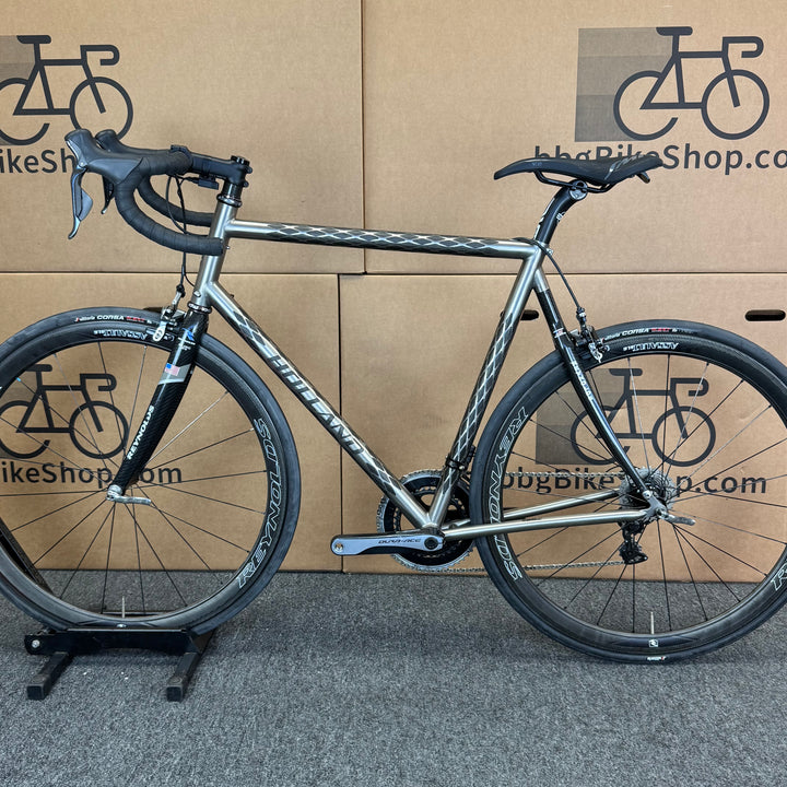 Used Holland ExoGrid, Titanium / Carbon Road Bike-2014, Dura-Ace Di2, 58cm