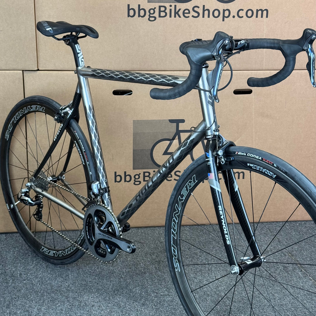 Used Holland ExoGrid, Titanium / Carbon Road Bike-2014, Dura-Ace Di2, 58cm