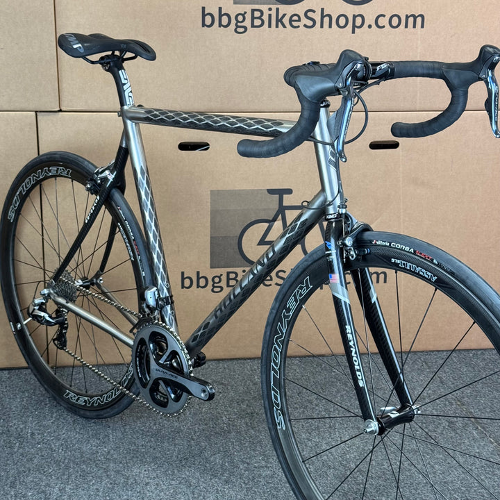 Used Holland ExoGrid, Titanium / Carbon Road Bike-2014, Dura-Ace Di2, 58cm