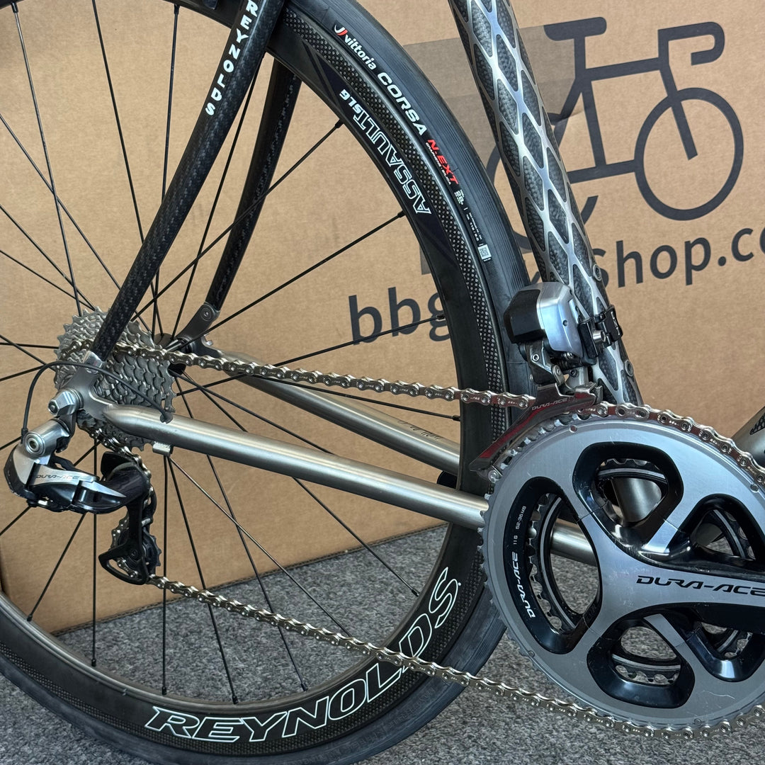 Used Holland ExoGrid, Titanium / Carbon Road Bike-2014, Dura-Ace Di2, 58cm