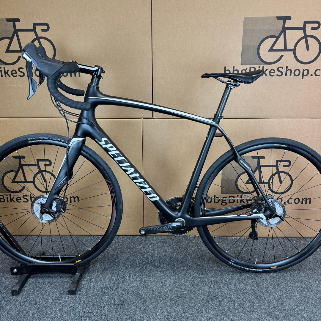 Used Specialized Roubaix SL4 Pro Disc, Carbon Fiber Road Bike-2015, 58cm