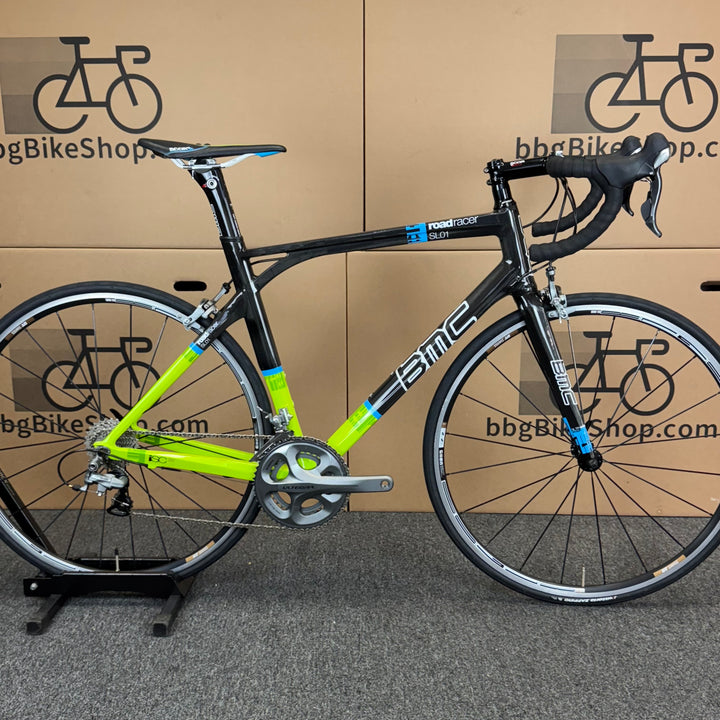 Used BMC Roadracer SL01, Shimano Ultegra, Carbon Fiber Road Bike-2011, 57cm