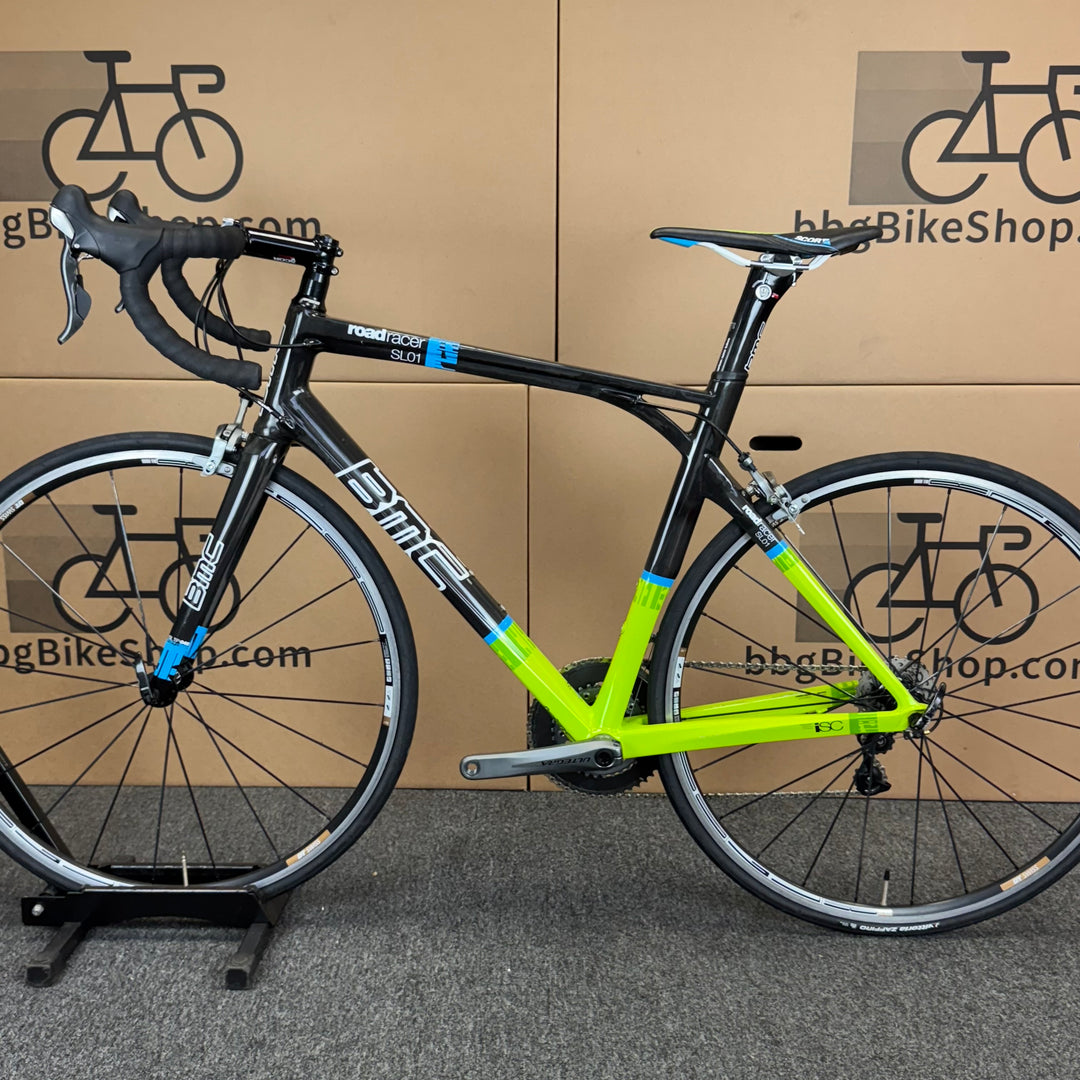 Used BMC Roadracer SL01, Shimano Ultegra, Carbon Fiber Road Bike-2011, 57cm