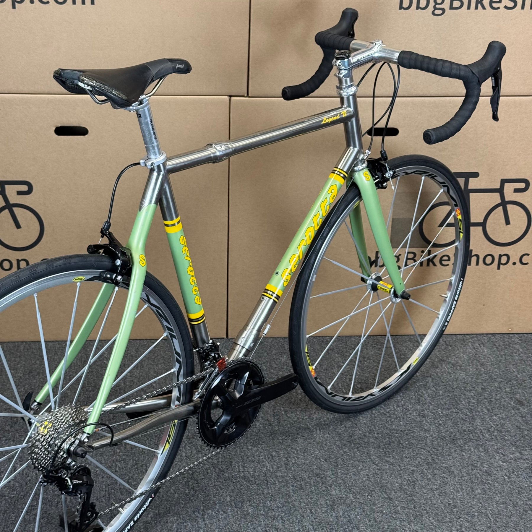 Used Serotta Legend Ti Break-Away, Titanium Road Bike, 11-spd Shimano ...