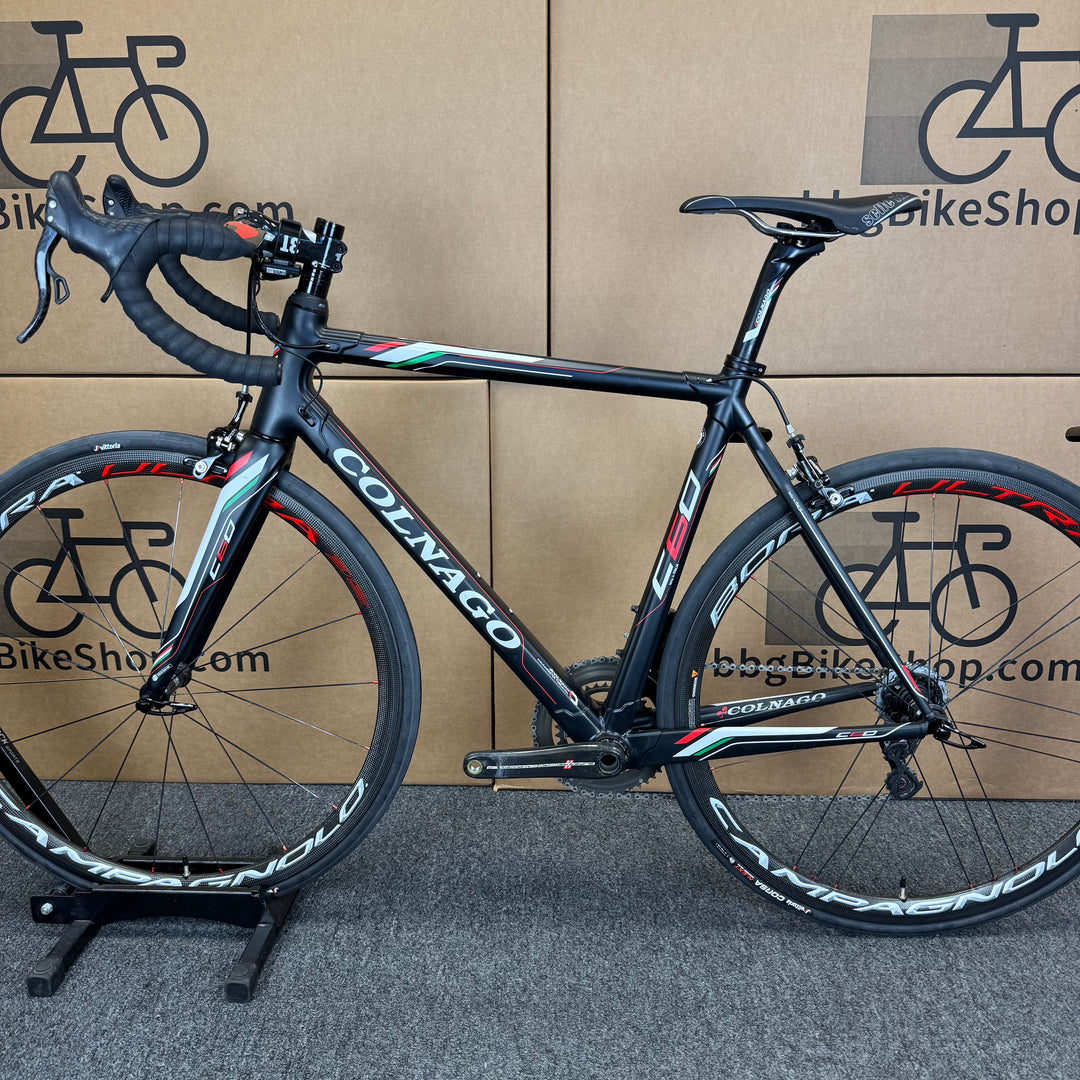 Used Colnago C60, Campagnolo Super Record EPS, Carbon Road Bike-2017, 52s (56cm)