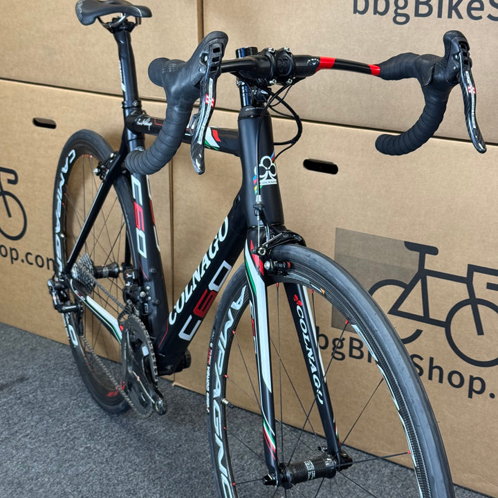 Used Colnago C60, Campagnolo Super Record EPS, Carbon Road Bike-2017, 52s (56cm)