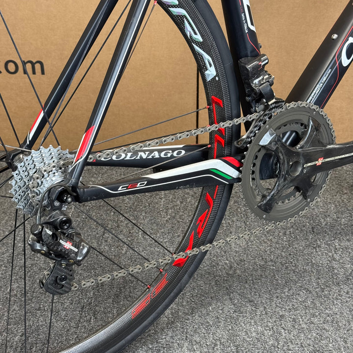 Used Colnago C60, Campagnolo Super Record EPS, Carbon Road Bike-2017, 52s (56cm)