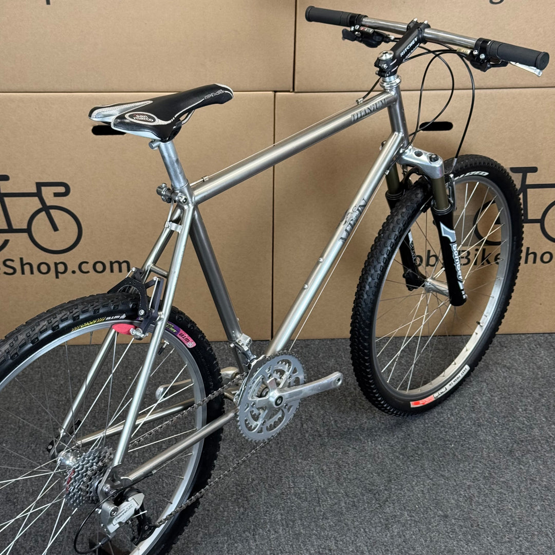Used Merlin Titanium, Mountain Bike, Shimano Deore-1989, Large