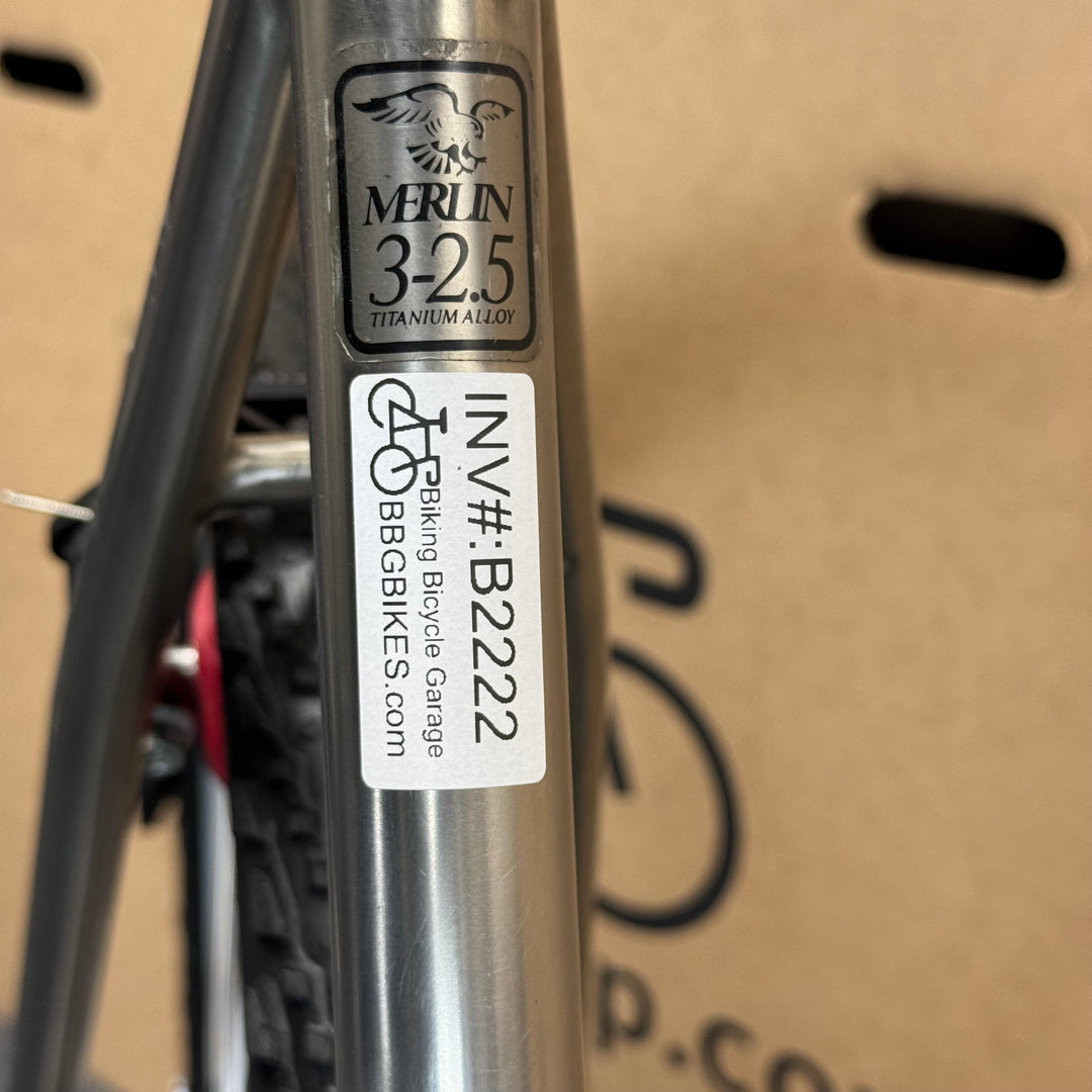 Used Merlin Titanium, Mountain Bike, Shimano Deore-1989, Large