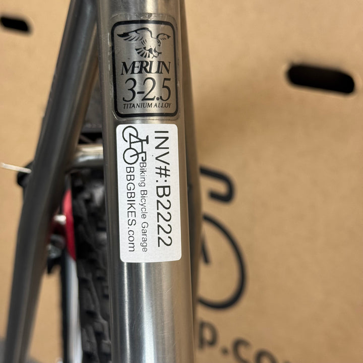 Used Merlin Titanium, Mountain Bike, Shimano Deore-1989, Large