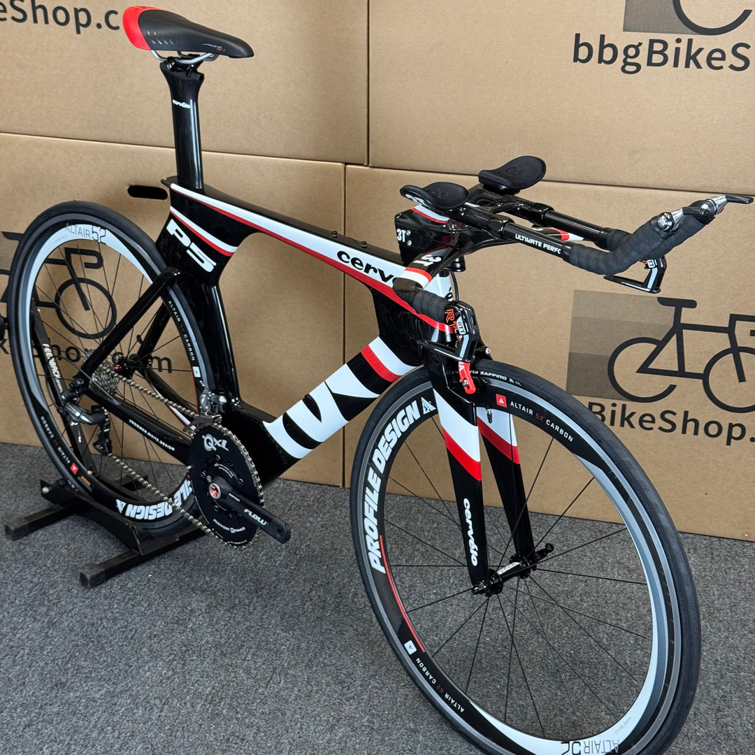 Used Cervelo P5 Six, Carbon Fiber Triathlon Bike-2014, 54cm